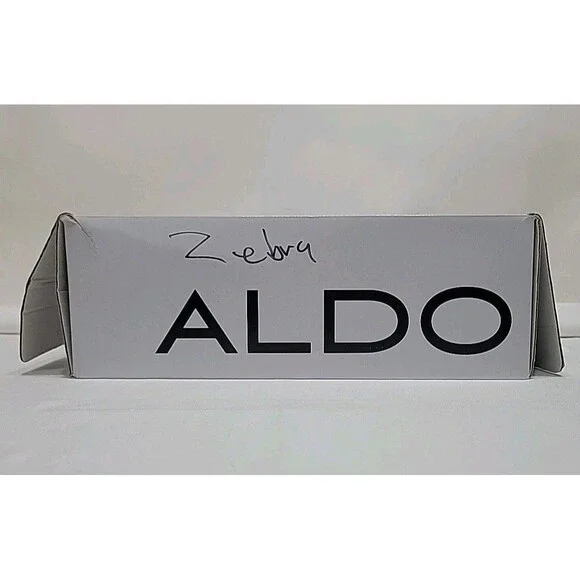 ALDO Jonquiere Zebra Print Platform Pumps Stiletto High Heels Women’s Size 7 - Picture 15 of 16